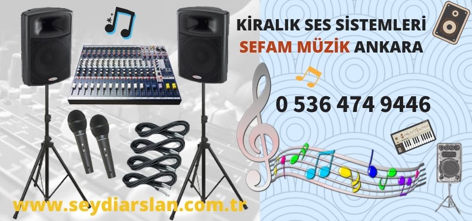 Ankara Gölbaşı / Ankara Kiralık Ses Sistemi Hoparlör Ankara 0536 474 94 46 - 0552 474 94 46