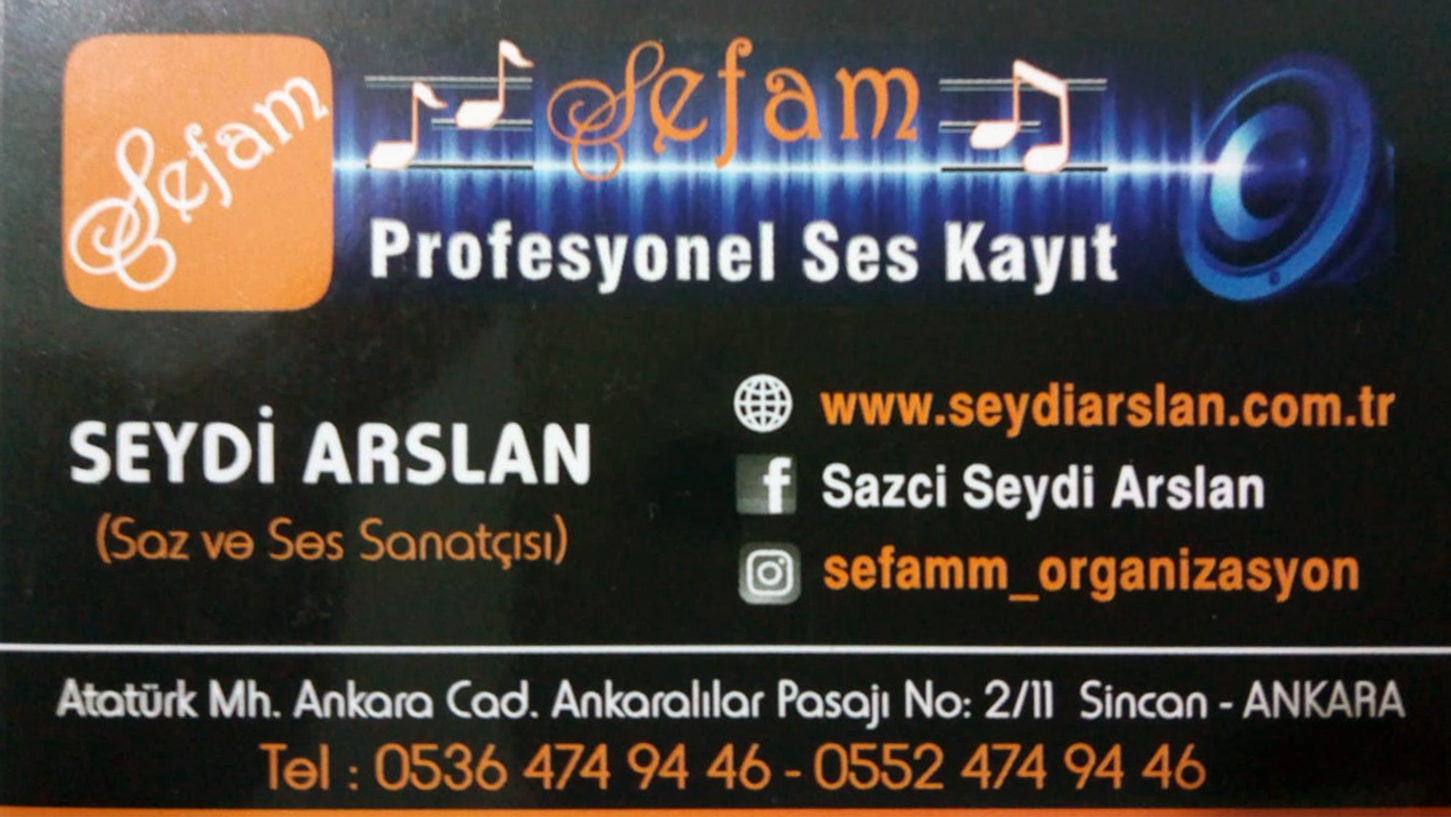 Ümitköy Sefam Organizasyon Ankara 0536 474 94 46 - 0552 474 94 46