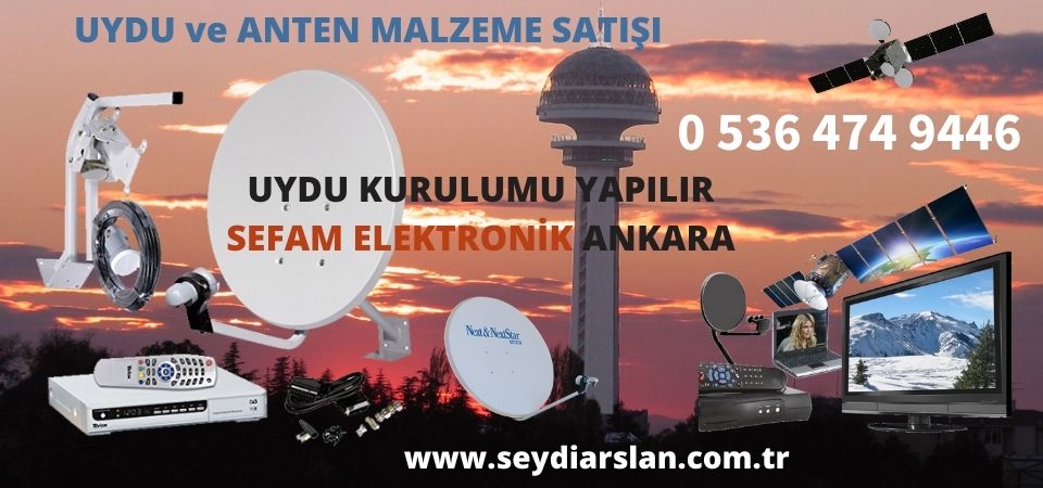 Sefam Elektronik Uydu Kurulumu Yapılır. Uydu ve Anten Malzemeleri Satışı