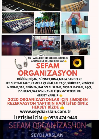 Ankara Etimesgut Sefam Organizasyon Ankara 0536 474 94 46 - 0552 474 94 46