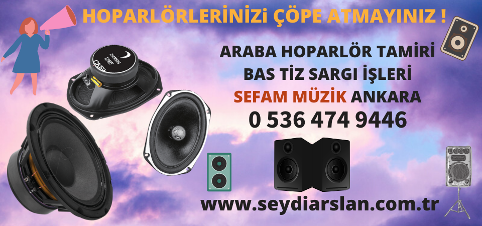 Ankara YURTÇU BALIKUYUMCU MAH. ARABA HOPARLÖR TAMİRİ BAS TİZ SARGI İŞLERİ 0536 474 94 46 - 0552 474 94 46