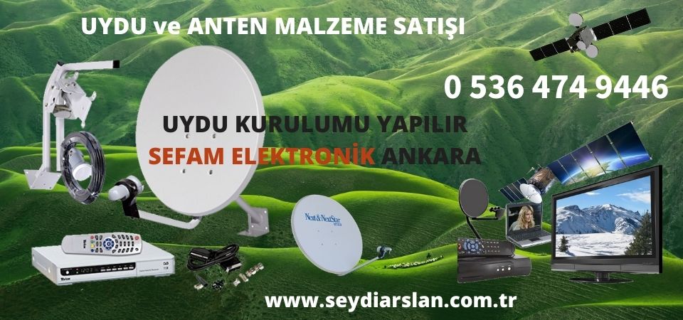 Ankara TEMELLİ HÜRRİYET MAH. Sefam Elektronik Malzeme Satışı ve Uydu Kurulumu 0536 474 94 46 - 0552 474 94 46